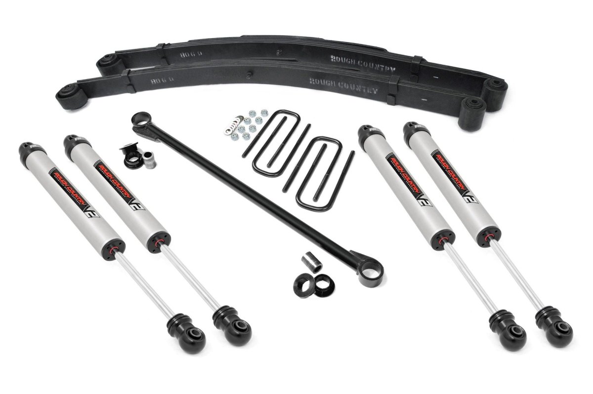 Ford F-250 Super Duty Suspension Lift Kit - Front - Rough Country - V2 - '99-'04